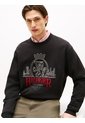 Saco Negro Heritage Amplio Con Escudo Bordado Tommy Hilfiger de Tommy Hilfiger