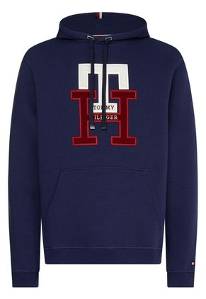 Sudadera Icons Monogram Con Capucha Hombre Azul Tommy Hilfiger