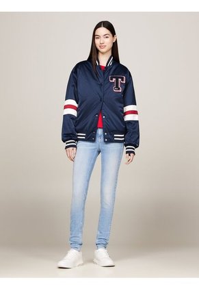 Jeans Azul Nora Ceñidos De Talle Medio Tommy Jeans