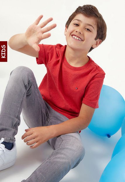 Camiseta Rojo Tommy Hilfiger Kids