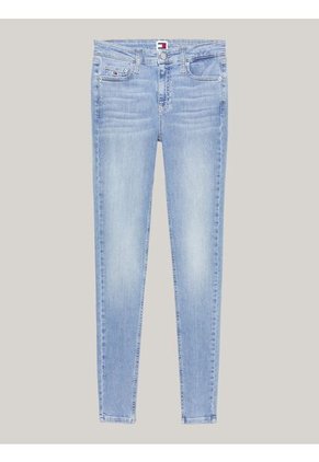 Jeans Azul Nora Ceñidos De Talle Medio Tommy Jeans