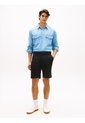 Bermudas Negro Chino Denton En Sarga Con Corte Recto Tommy Hilfiger de Tommy Hilfiger