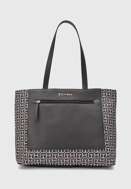 Bolso Negro-Blanco TOMMY HILFIGER