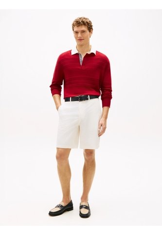 Bermudas Blanco Chino Dover Con Logo Bordado Tommy Hilfiger Tommy Hilfiger