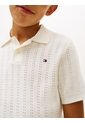 Saco Blanco Tipo Polo Manga Corta Con Logo Tommy Hilfiger de Tommy Hilfiger