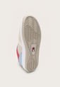 Tenis Lifestyle Beige-Celeste-Rojo Tommy Hilfiger Jeans   Basket de Tommy Hilfiger