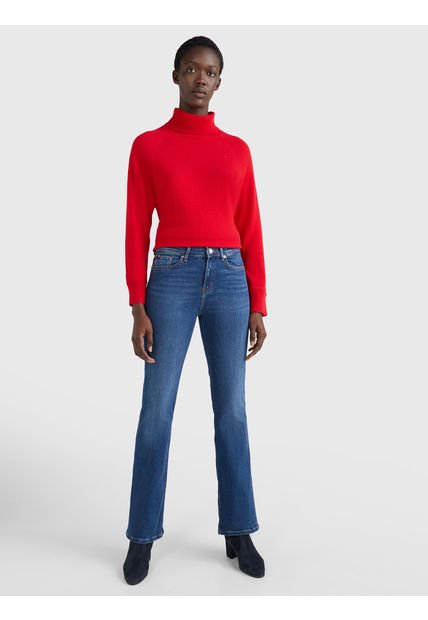 Jeans Bootcut De Talle Alto Mujer Azul Tommy Hilfiger