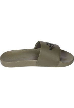 Sandalias Verde Con Logo Bordado Tommy Hilfiger