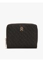 Billetera Negra Hilfiger Icon Con Solapa Y Cremallera Tommy Hilfiger de Tommy Hilfiger