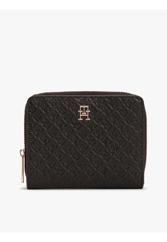 Billetera Negra Hilfiger Icon Con Solapa Y Cremallera Tommy Hilfiger Tommy Hilfiger