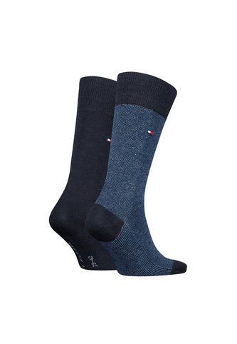 Pack Azul De 2 Medias Con Logo Tommy Hilfiger Tommy Hilfiger