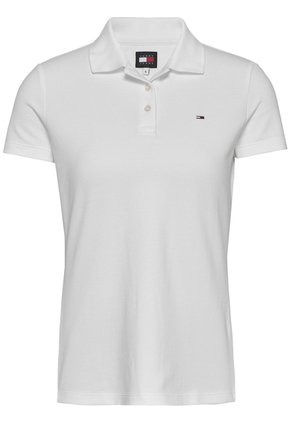 Polo Blanco Essential De Corte Slim Tommy Jeans