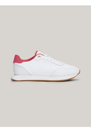 Tenis Blancos De Running De Cuero Essential Tommy Hilfiger