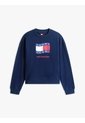 Saco Multicolor Holgado De Felpa Con Logo Ondulante Tommy Jeans de Tommy Hilfiger