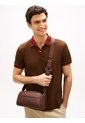 Bolso Marrón Cruzado Con Logo En Relieve Tommy Hilfiger de Tommy Hilfiger