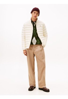 Chaqueta Blanca Plegable Repelente Al Agua Tommy Hilfiger