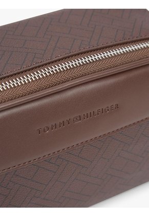 Bolso Marrón Cruzado Con Logo En Relieve Tommy Hilfiger