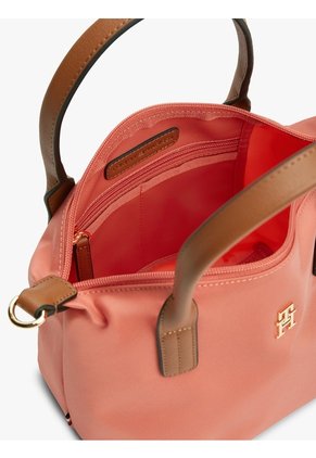 Bolso Beige Tote Con Correa Tejida Tommy Hilfiger