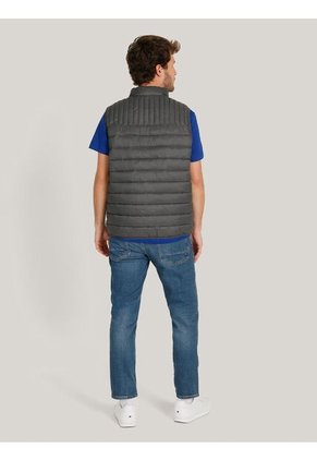 Chaleco Gris Quilted Triblock Tommy Hilfiger