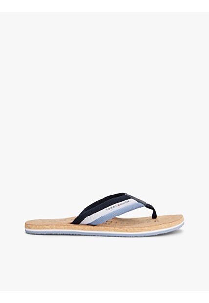 Sandalias Azul Con Plantilla De Corcho Tommy Hilfiger