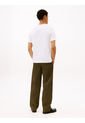 Camiseta Blanca De Cuello Redondo Con Logo Bordado Tommy Hilfiger de Tommy Hilfiger