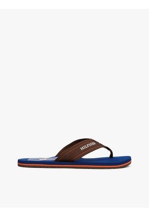 Sandalias Marrón Con Monotipo Hilfiger Tommy Hilfiger