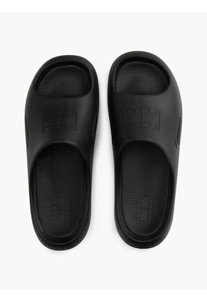 Sandalias Negro Con Logo En Relieve Tommy Hilfiger