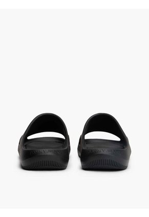 Sandalias Negro Con Logo En Relieve Tommy Hilfiger