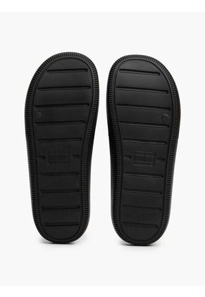 Sandalias Negro Con Logo En Relieve Tommy Hilfiger