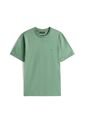Camiseta Verde De Cuello Redondo Con Logo Bordado Tommy Hilfiger de Tommy Hilfiger