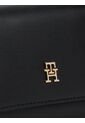 Billetera Negra Trifold Con Monograma TH Tommy Hilfiger de Tommy Hilfiger