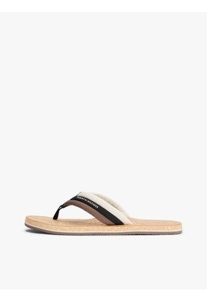 Sandalias Negro Con Plantilla De Corcho Tommy Hilfiger