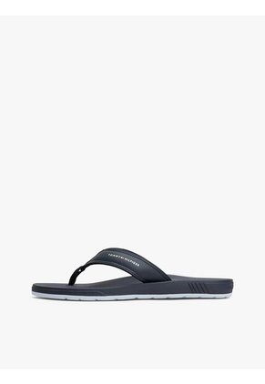 Sandalias Azul Con Logo En La Tira Tommy Hilfiger