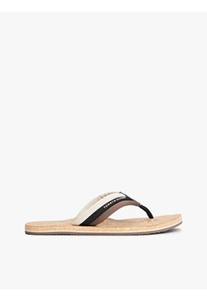 Sandalias Negro Con Plantilla De Corcho Tommy Hilfiger
