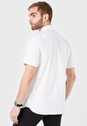 Camisa Blanco-Beige Tommy Hilfiger