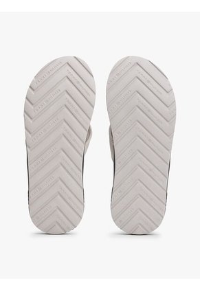 Sandalias Gris Con Logo En La Tira Tommy Hilfiger