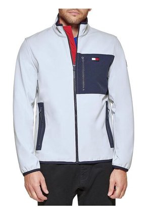 Chaqueta Con Capucha Softshell Hombre Blanco Tommy Hilfiger Hombre Blanco Tommy Hilfiger