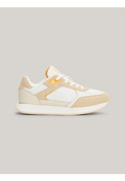 Tenis Blanco Elevated Con Suela Dentada Fina Tommy Hilfiger