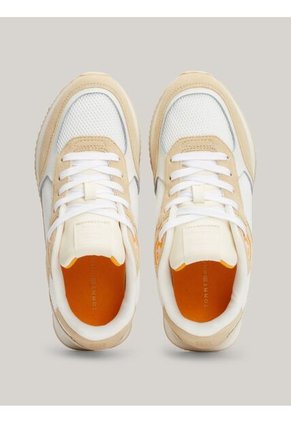 Tenis Blanco Elevated Con Suela Dentada Fina Tommy Hilfiger