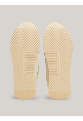 Tenis Blanco Elevated Con Suela Dentada Fina Tommy Hilfiger