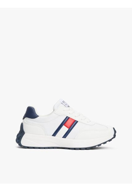 Tenis Blanco Deportivas Con Diseño De Bandera Lateral Tommy Hilfiger