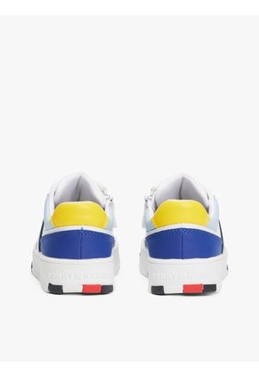 Tenis Multicolor Bajas Con Diseño De Bandera Lateral Tommy Hilfiger