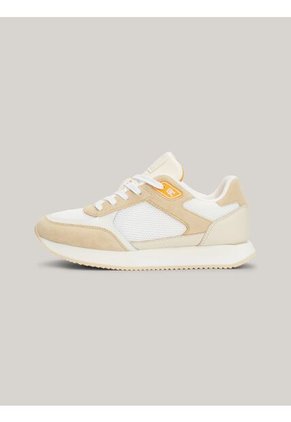 Tenis Blanco Elevated Con Suela Dentada Fina Tommy Hilfiger