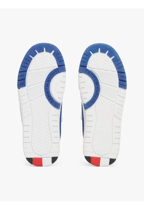 Tenis Multicolor Bajas Con Diseño De Bandera Lateral Tommy Hilfiger