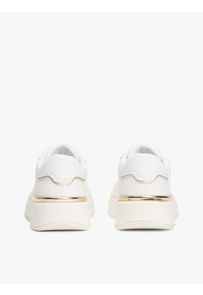 Tenis Blanco De Corte Bajo Con Suela De Goma Vulcanizada Tommy Hilfiger