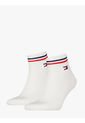 Pack Blanco De 2 Calcecines Con Logo Tommy Hilfiger de Tommy Hilfiger