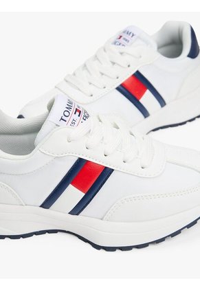 Tenis Blanco Deportivas Con Diseño De Bandera Lateral Tommy Hilfiger