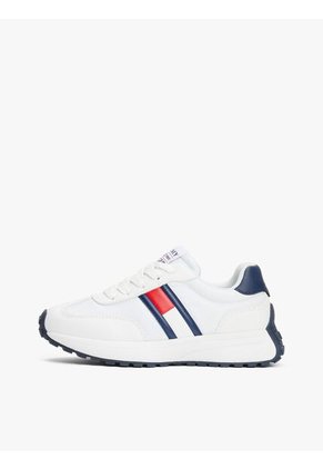 Tenis Blanco Deportivas Con Diseño De Bandera Lateral Tommy Hilfiger
