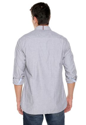 Camisa Azul-Blanco Tommy Hilfiger