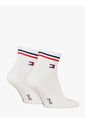 Pack Blanco De 2 Calcecines Con Logo Tommy Hilfiger de Tommy Hilfiger